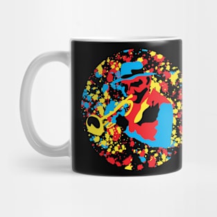 Multicolor Trumpet Musician Modern Style Mug